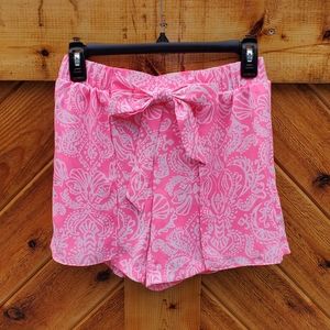 NWT Lilly Pulitzer Mylee Tie-Front Printed Shorts